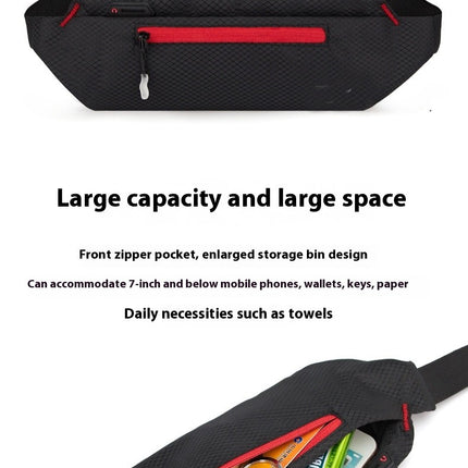 Oxford Cloth Waterproof Waist Bag Fanny Packs for Women Fanny Pack for Men Adjustable Running Belt Waist Pack