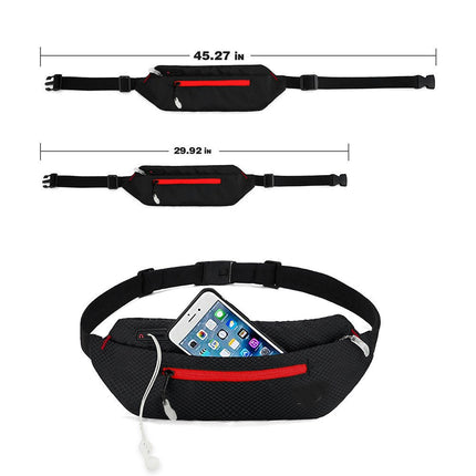 Oxford Cloth Waterproof Waist Bag Fanny Packs for Women Fanny Pack for Men Adjustable Running Belt Waist Pack