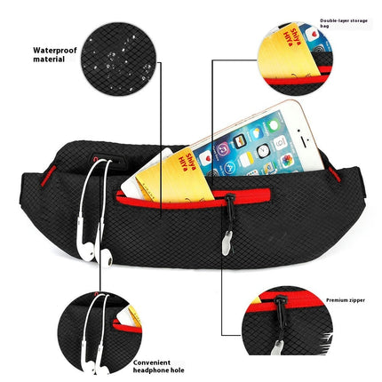 Oxford Cloth Waterproof Waist Bag Fanny Packs for Women Fanny Pack for Men Adjustable Running Belt Waist Pack