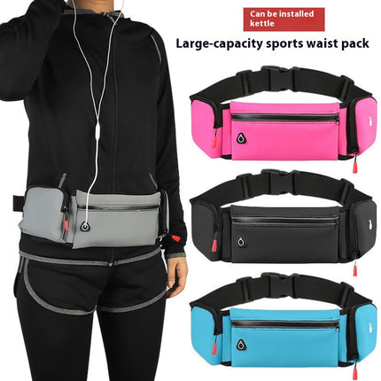 Running Belt Fanny Pack with Water Bottle Holder Waist Bag for Sports Waterproof Fanny Pack for Men and Women
