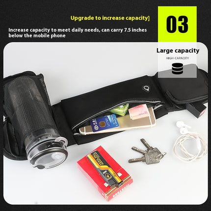 Running Belt Fanny Pack with Water Bottle Holder Waist Bag for Sports Waterproof Fanny Pack for Men and Women