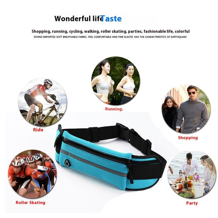 Waterproof Fanny Pack with Water Bottle Holder Belt Bag Crossbody Bag for Women Men Outdoor Hiking Running