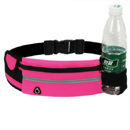 Waterproof Fanny Pack with Water Bottle Holder Belt Bag Crossbody Bag for Women Men Outdoor Hiking Running