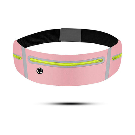 Reflective Fanny Pack Men Women Waist Bag Waterproof Running Belt Bag Sports Outdoor Waist Pouch