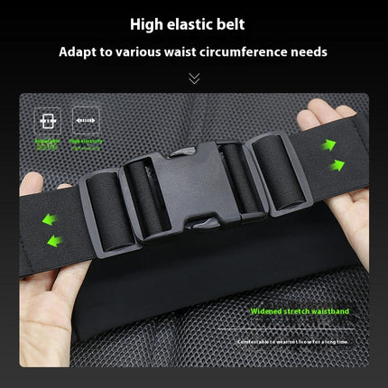Running Belt with 2 Water Bottles Lightweight Mobile Phone Holder Waist Belt Fanny Pack Bag for Outdoor Sport