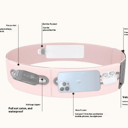 Running Belt Fanny Packs for Women Men, Running Fanny Waist Pack for Sports Travelling Cycling Hiking