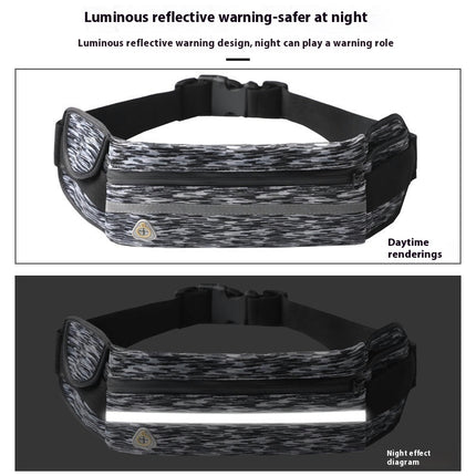 Waterproof Belt Fanny Pack Light Waist Pack Bag Adjustable Running Waist Bag for Hiking Workout Sports
