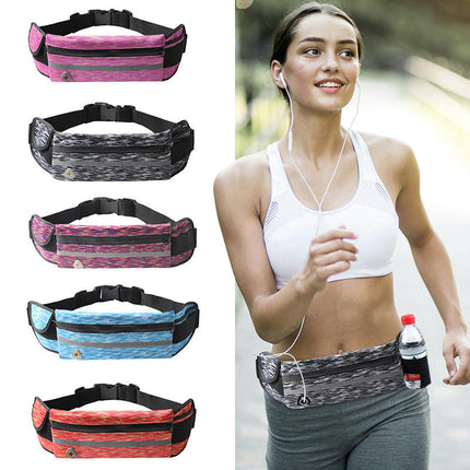 Waterproof Belt Fanny Pack Light Waist Pack Bag Adjustable Running Waist Bag for Hiking Workout Sports