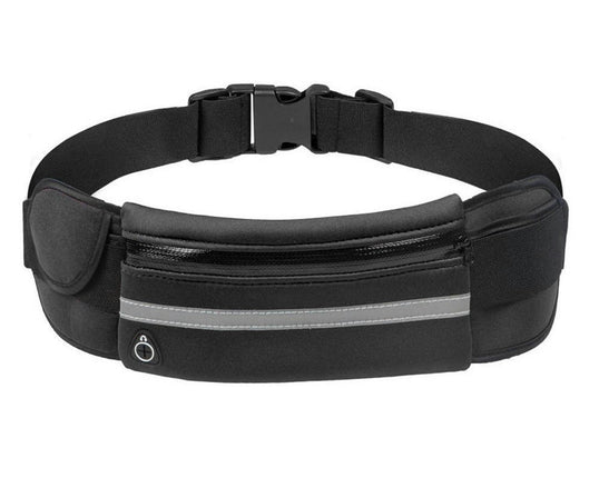 Unisex Running Belt Travel Money Belt Fanny Pack, Waist Pack for Women and Men Security Pockets and Zipper