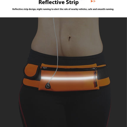 Unisex Running Belt Travel Money Belt Fanny Pack, Waist Pack for Women and Men Security Pockets and Zipper