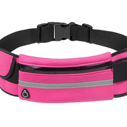 Unisex Running Belt Travel Money Belt Fanny Pack, Waist Pack for Women and Men Security Pockets and Zipper