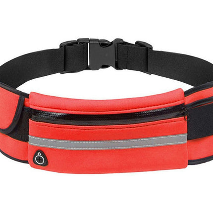Unisex Running Belt Travel Money Belt Fanny Pack, Waist Pack for Women and Men Security Pockets and Zipper