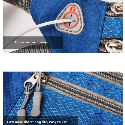 Oxford cloth outdoor sports waist bag Fanny Pack for Men Women Running Waist Bag