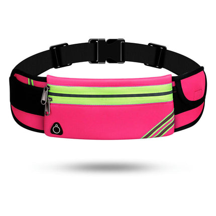 Running Belt for Phone Adjustable Waist Belt Bag for Women/Men Light Fanny Pack for Running Hiking Travel Cycling