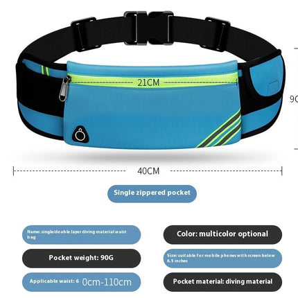 Running Belt for Phone Adjustable Waist Belt Bag for Women/Men Light Fanny Pack for Running Hiking Travel Cycling