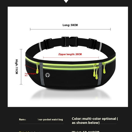 Sports Waist Bag Running Phone Bag For Women Men Reflective Workout Fanny Pack for Hiking