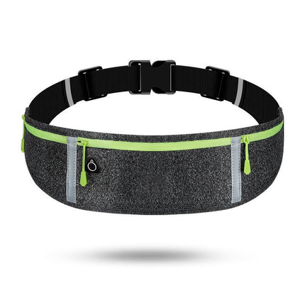Sports Waist Bag Running Phone Bag For Women Men Reflective Workout Fanny Pack for Hiking-A