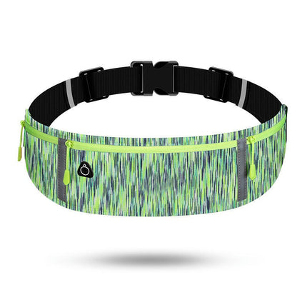 Sports Waist Bag Running Phone Bag For Women Men Reflective Workout Fanny Pack for Hiking-A