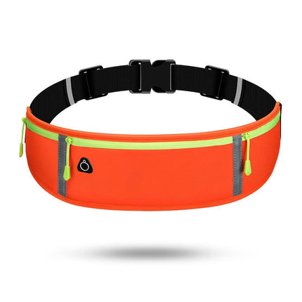 Sports Waist Bag Running Phone Bag For Women Men Reflective Workout Fanny Pack for Hiking-A