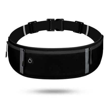 Sports Waist Bag Running Phone Bag For Women Men Reflective Workout Fanny Pack for Hiking-A