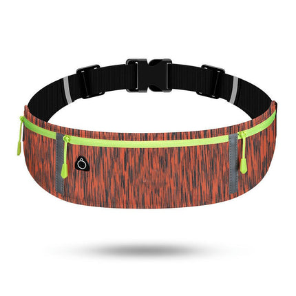 Sports Waist Bag Running Phone Bag For Women Men Reflective Workout Fanny Pack for Hiking-A