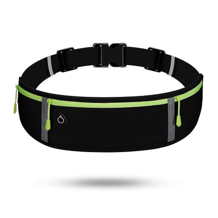 Sports Waist Bag Running Phone Bag For Women Men Reflective Workout Fanny Pack for Hiking-A