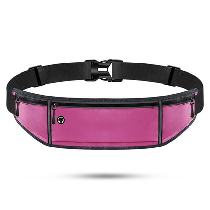 Sports Waist Bag Running Phone Bag For Women Men Reflective Workout Fanny Pack for Hiking-B