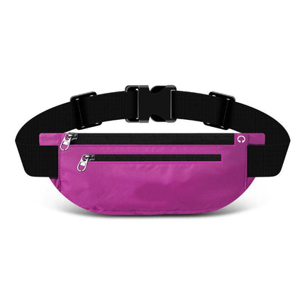 Slim Running Belt for Women and Men, Small Fanny Pack Waist Pack for Running, Running Waist Bag for Hiking Workout