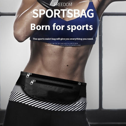 Slim Running Belt for Women and Men, Small Fanny Pack Waist Pack for Running, Running Waist Bag for Hiking Workout