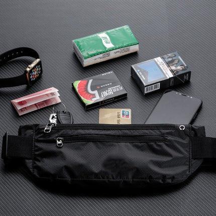 Slim Running Belt for Women and Men, Small Fanny Pack Waist Pack for Running, Running Waist Bag for Hiking Workout