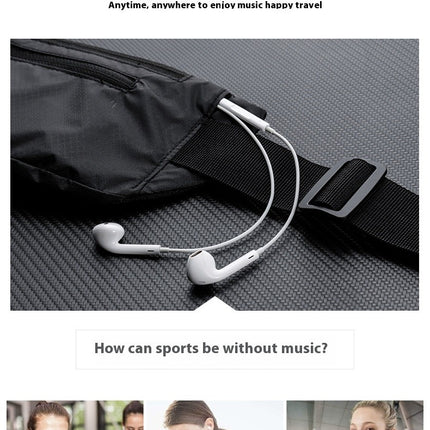 Slim Running Belt for Women and Men, Small Fanny Pack Waist Pack for Running, Running Waist Bag for Hiking Workout