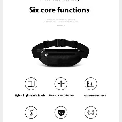 Slim Running Belt for Women and Men, Small Fanny Pack Waist Pack for Running, Running Waist Bag for Hiking Workout