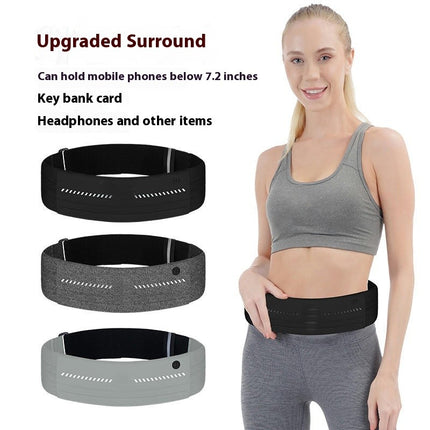 Running Belt for Phone Adjustable Fanny Packs Waist Bag for Women and Men Slim Fanny Pack for Sports