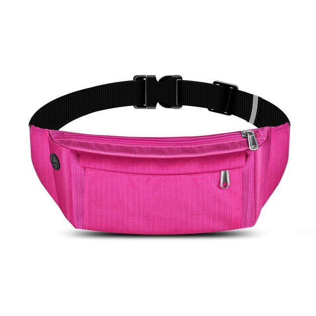 Nylon Fanny Pack with Adjustable waist belt Waist Bag for Men Women Lightweight Outdoor Running Belt