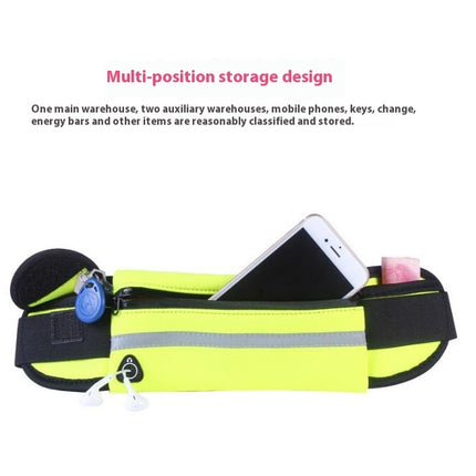 Running Waist Bag with Water Bottle Holder,Waterproof Fanny Pack Waist Bag for Outdoor