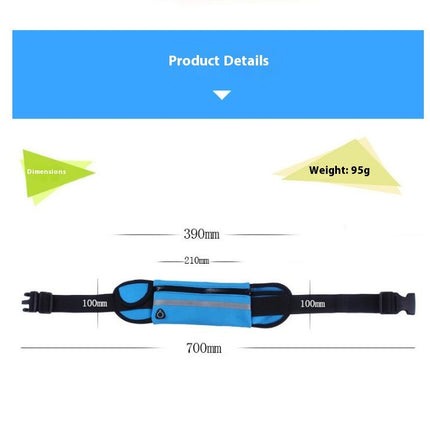 Running Waist Bag with Water Bottle Holder,Waterproof Fanny Pack Waist Bag for Outdoor