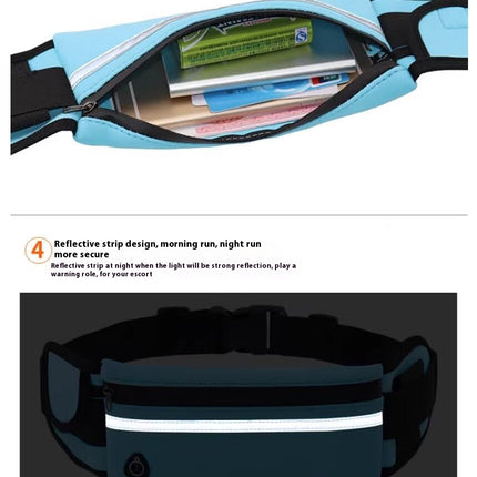 Running Waist Packs Waterproof Sport Waist Bag Women Men Adjustable Reflective Fanny Pack