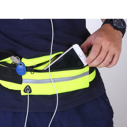 Waist Bag Waterproof Waist Pack Running Belt for Reflective Light Running Belts for Women Men