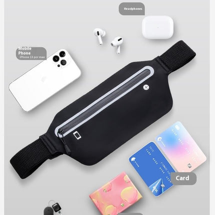 Running Waist Pack,Sport Waist Bag Reflective Sports Fanny Pack Adjustable Waist Bag for Man Women