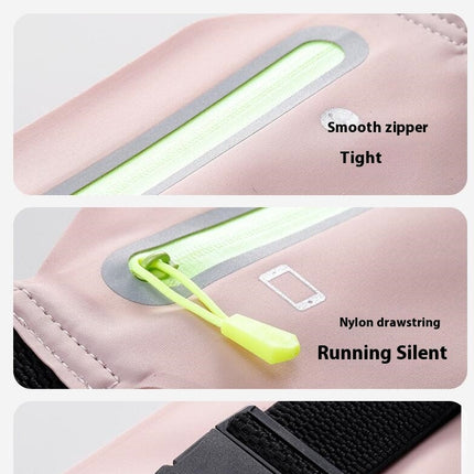 Running Waist Pack,Sport Waist Bag Reflective Sports Fanny Pack Adjustable Waist Bag for Man Women
