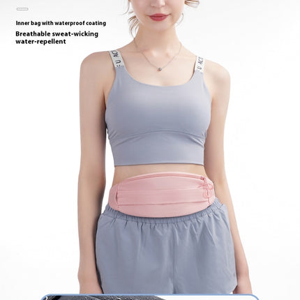 Running Waist Pack Light Waist Bag for Women/Men, Zipper Waterproof Outdoor Sports Waist Bag