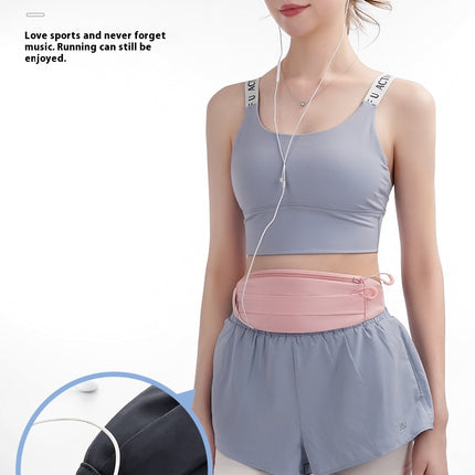 Running Waist Pack Light Waist Bag for Women/Men, Zipper Waterproof Outdoor Sports Waist Bag