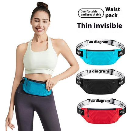 Running Waist Bag,Workout Fanny Pack Workout Belt Sport Waist Pack for Women Men Adjustable