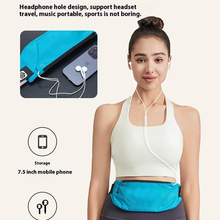 Running Waist Bag,Workout Fanny Pack Workout Belt Sport Waist Pack for Women Men Adjustable