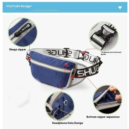 Running Belts for Women Men Waterproof Fanny Pack Running Waist Pouch Phone Bag Adjustable Sports Belt-A2