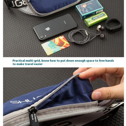 Running Belts for Women Men Waterproof Fanny Pack Running Waist Pouch Phone Bag Adjustable Sports Belt-A2