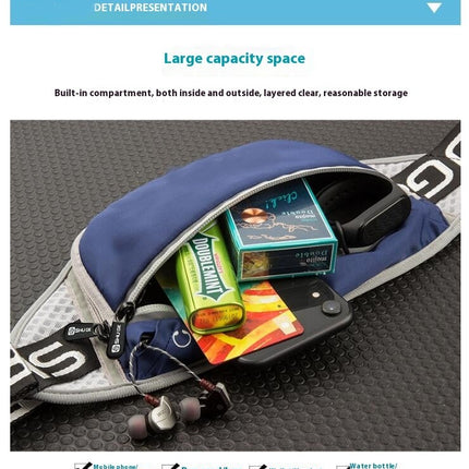 Running Belts for Women Men Waterproof Fanny Pack Running Waist Pouch Phone Bag Adjustable Sports Belt-A2