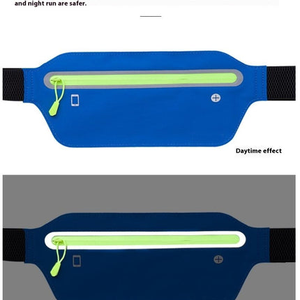 Running Belt-Unisex, Water-Resistant Waist Bag for Sports & Exercise-Fanny Pack Zipper Pocket