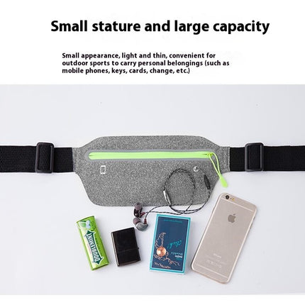 Running Belt-Unisex, Water-Resistant Waist Bag for Sports & Exercise-Fanny Pack Zipper Pocket