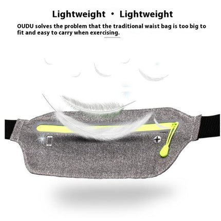 Unisex Running Belt Waist Pack, Sports & Exercise Waist Bag, Fanny Pack with Large Pockets